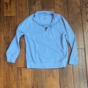 Tommy Bahama Light Blue Quarter-Zip Pullover